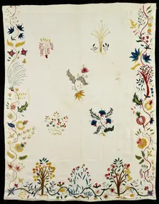 Bed Curtain, United States, 1750/1800. Creator: Unknown
