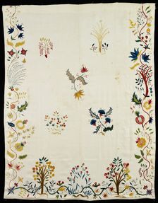 Bed Curtain, United States, 1750/1800. Creator: Unknown