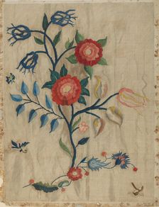 Bed Canopy Detail, c. 1937. Creator: Mildred E Bent