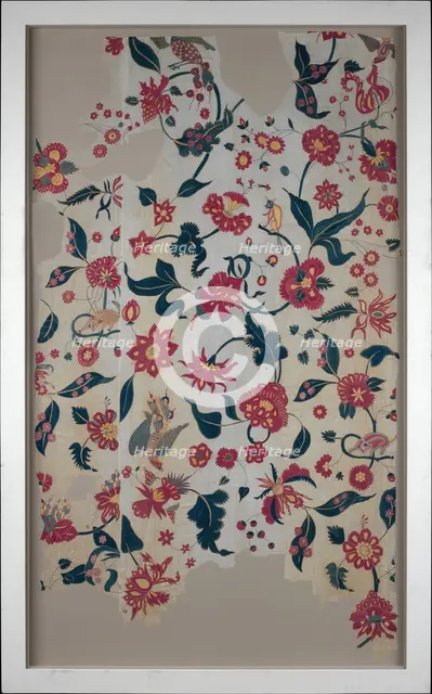 Bed Cover or Wall Hanging, India, 17th century. Creator: Unknown.