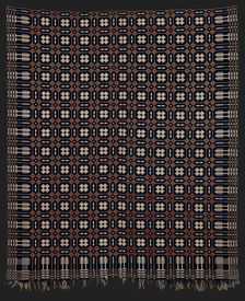 Bed Cover (Coverlet), 1800-1850. Creator: Unknown