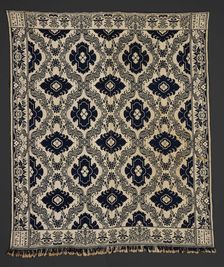 Bed Cover (Jacquard Coverlet), 1858. Creator: William Craig Sr.