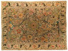 Bed Cover (Palampore), 1800-1850. Creator: Unknown