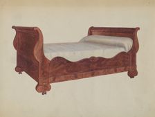 Bed Double, 1935/1942. Creator: Virginia Kennady