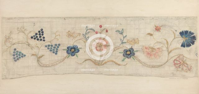 Bed Hanging, c. 1942. Creator: Isabella Ruth Doerfler.