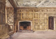 Bed Room, Haddon Hall, 1830-45. Creator: David Cox the Elder