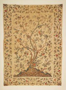Bed Spread; Palampore, about 1770. Creator: Unknown