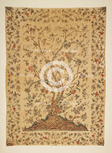 Bed Spread; Palampore, about 1770. Creator: Unknown.