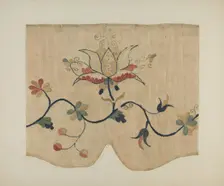 Bed Valance (Detail), c. 1941. Creator: Marion Gaylord