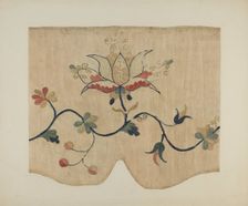 Bed Valance (Detail), c. 1941. Creator: Marion Gaylord