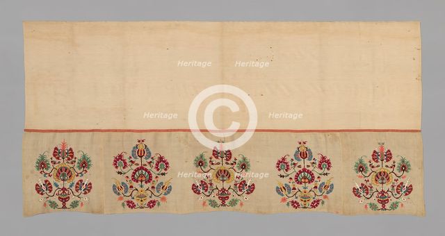 Bed Valance, Skíros, 18th century. Creator: Unknown.