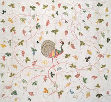 Bedcover, China, Qing dynasty (1644-1911), 1750/1800. Creator: Unknown