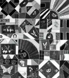 Bedcover (Crazy Quilt), United States, c.1880/90. Creator: Unknown