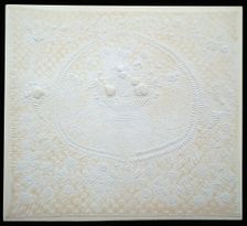 Bedcover (Crib Quilt), Connecticut, 1822. Creator: Auley Odell