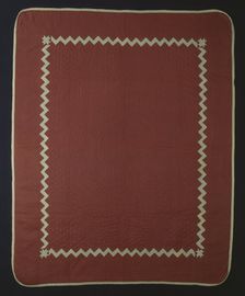 Bedcover (Amish Plain Quilt), Ohio, c. 1890. Creator: Unknown