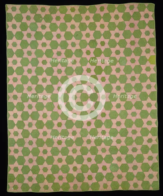 Bedcover (Bride's Quilt), United States, 1868. Creator: Sarah Catherine McClanahan.