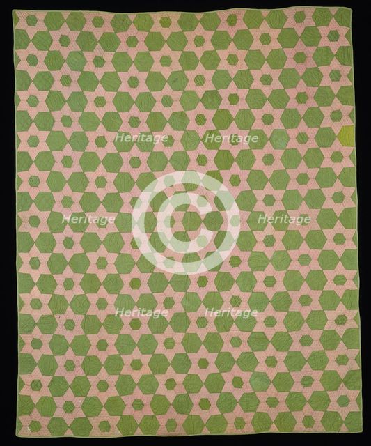 Bedcover (Bride's Quilt), United States, 1868. Creator: Sarah Catherine McClanahan.