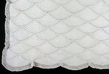 Bedcover, Germany, 1850/1900. Creator: Unknown