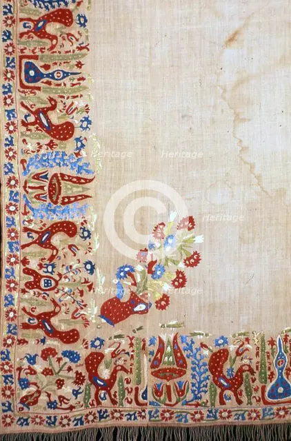Bedcover, Greece, 17th century. Creator: Unknown.