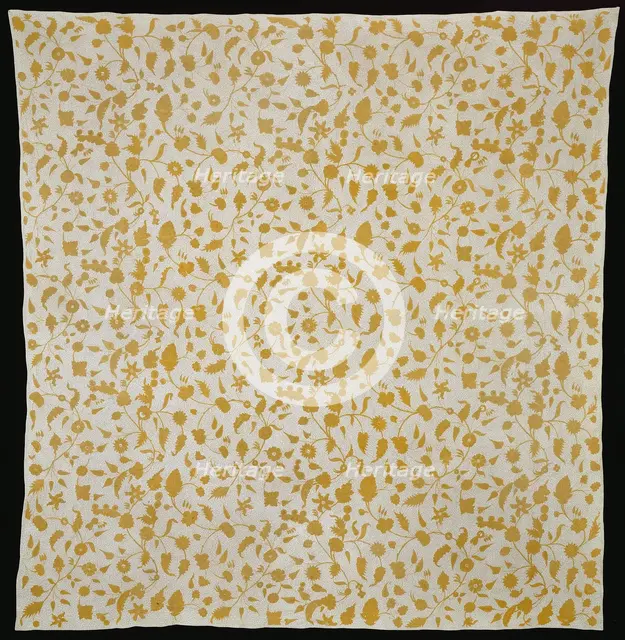 Bedcover, England, c. 1710. Creator: Unknown.