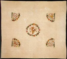 Bedcover, England, c. 1720. Creator: Unknown
