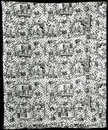 Bedcover, England, c. 1790. Creator: Unknown