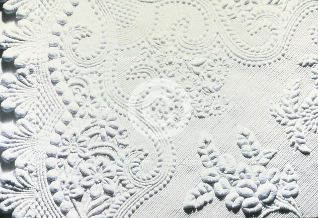 Bedcover, France, 1825/75. Creator: Unknown.