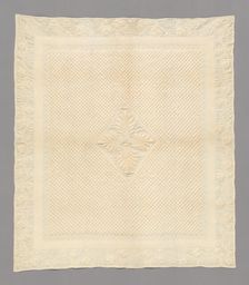 Bedcover, France, 1825/75. Creator: Unknown