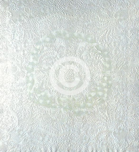 Bedcover, France, 1825/50. Creator: Unknown.