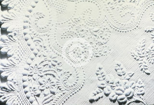 Bedcover, France, 1825/75. Creator: Unknown.