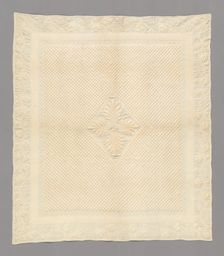 Bedcover, France, 1825/75. Creator: Unknown