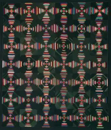 Bedcover, Indiana, 1880s. Creator: Unknown