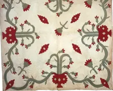 Bedcover, Ohio, 1855. IMAGE QUALITY? Creator: Harden, Sarah J