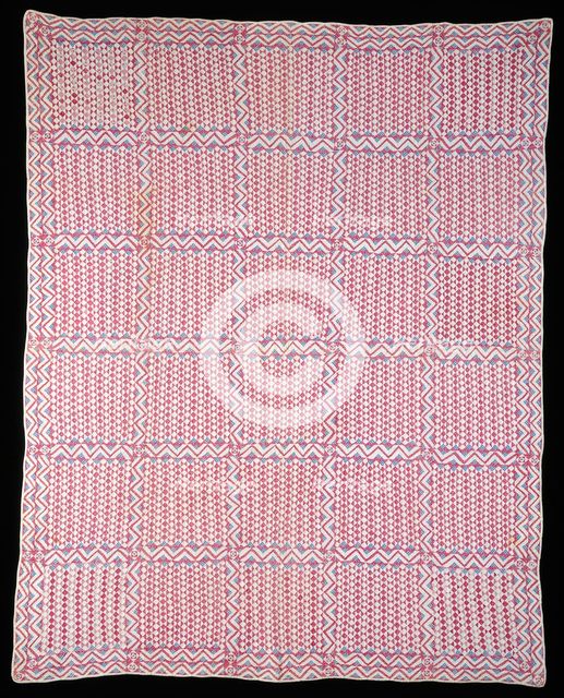 Bedcover, Ohio, c.  1870. Creator: Unknown.
