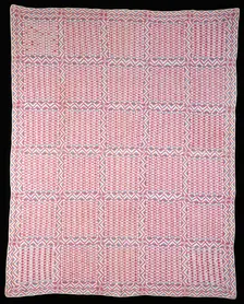 Bedcover, Ohio, c. 1870. Creator: Unknown