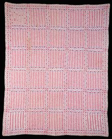 Bedcover, Ohio, c. 1870. Creator: Unknown