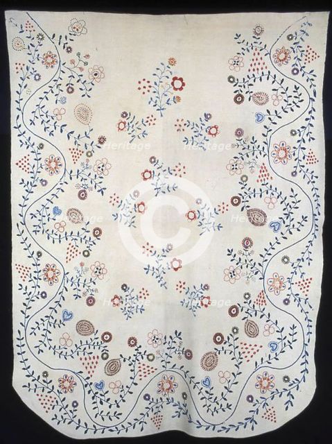Bedcover, New York, 1775/1800. Creator: Unknown.