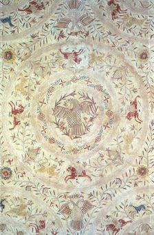 Bedcover, Portugal, Late 17th century. Creator: Unknown