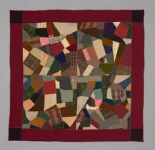 Bedcover, Pennsylvania, c. 1890/1900. Creator: Unknown