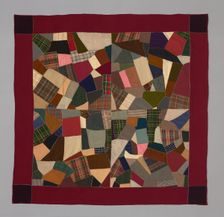 Bedcover, Pennsylvania, c. 1890/1900. Creator: Unknown