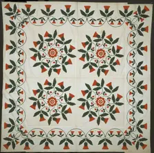 Bedcover (Quilt Top), Pennsylvania, 1850 or later. Creator: Susan Major