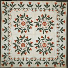 Bedcover (Quilt Top), Pennsylvania, 1850 or later. Creator: Susan Major