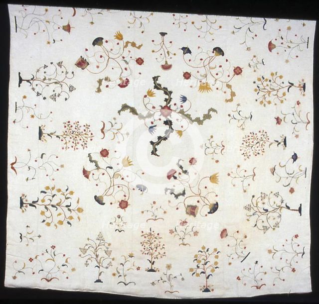Bedcover, United States, 1750/70. Creator: Unknown.
