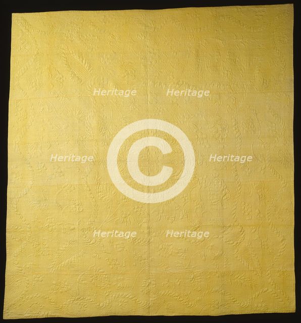 Bedcover, United States, 1778. Creator: Unknown.