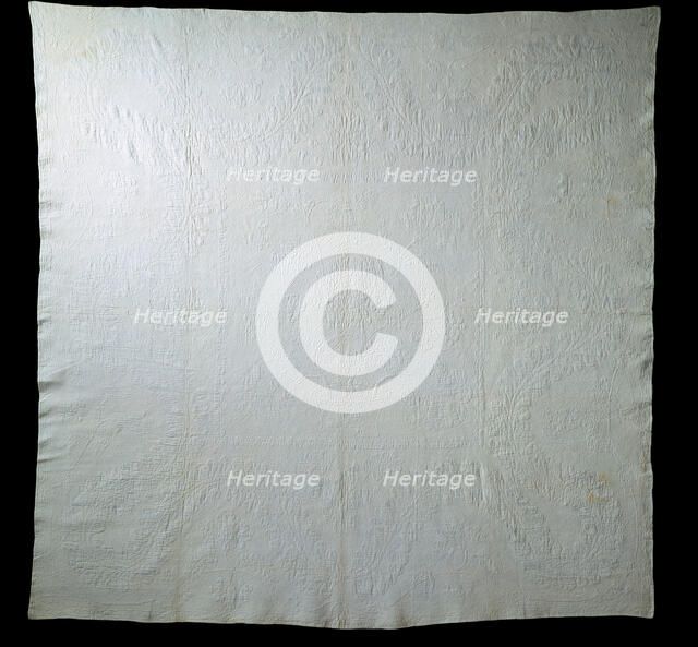 Bedcover, United States, 1800. Creator: Hannah Howard.