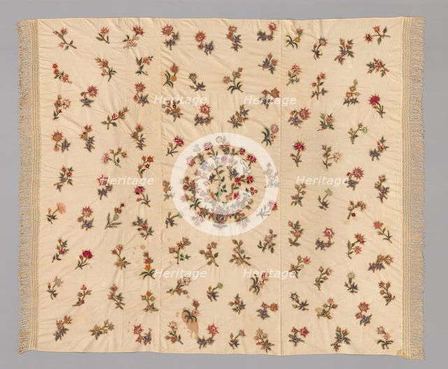 Bedcover, United States, 1801/25. Creator: Unknown.
