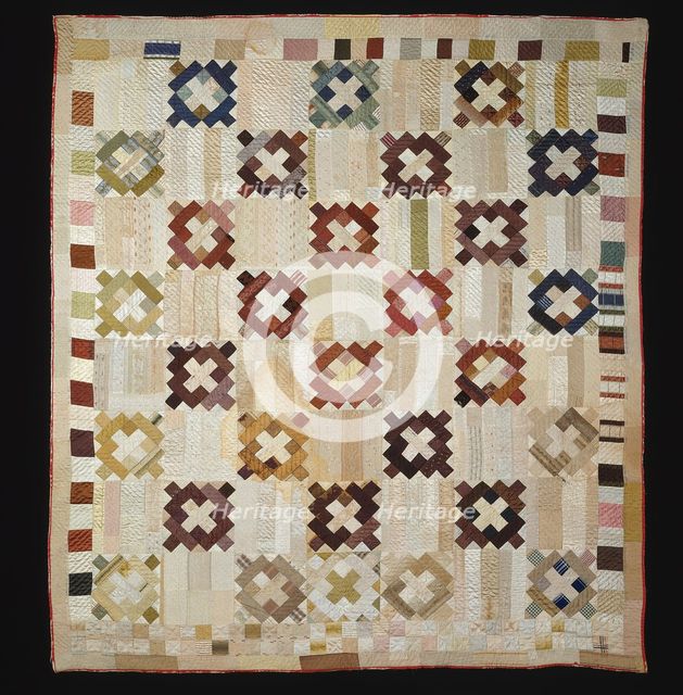 Bedcover, United States, 1839. Creator: Unknown.