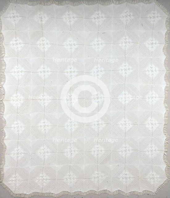 Bedcover, United States, 1850/1900. Creator: Unknown.