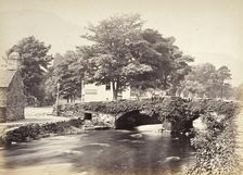 Beddgelert, The Bridge & Moel Hebog, No. 3 (518), Printed 1860 circa. Creator: Francis Bedford