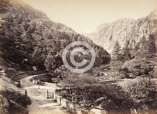 Beddgelert, Pass Of Aberglaslyn, From The Road (515), Printed 1860 circa. Creator: Francis Bedford.